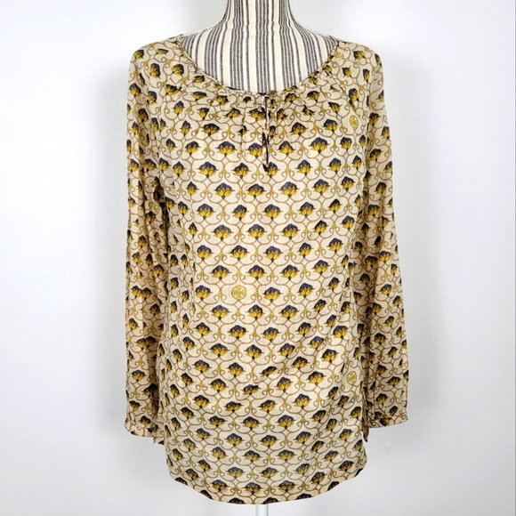 Tory Burch Tops - Tory Burch Size 10 long sleeve blouse